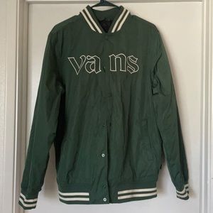 Men’s Small Forest Green Vans Grimm Reaper Bomber Jacket
